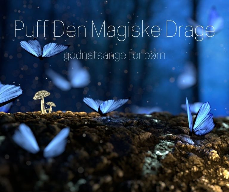 Puff Den Magiske Drage (tekst på dansk og engelsk med betydning)